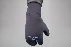 Перчатки Hunter 3х-палые 5мм ультраспан/открытая пора