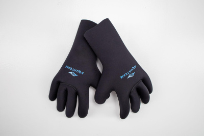Перчатки Hunter 5-палые 5мм нейлон/открытая пора