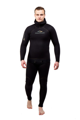 Гидрокостюм Hunter Eco 5мм нейлон/открытая пора черный